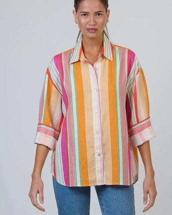 Boyfriend Linen Shirt Provence