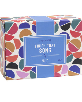 Finish That Song Quiz Game