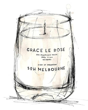 Grace Le Rose Candle 400g
