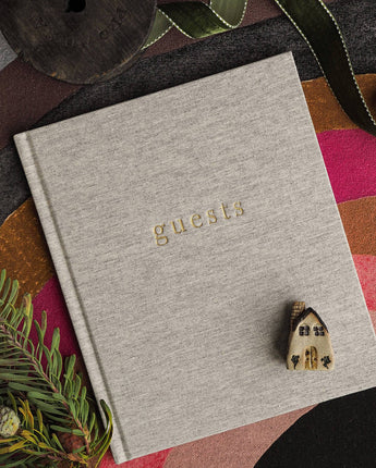 Guest Book Grey