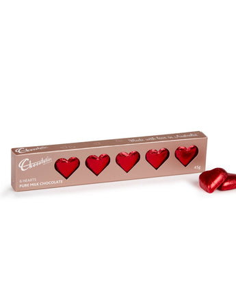 Premium Milk Chocolate Hearts