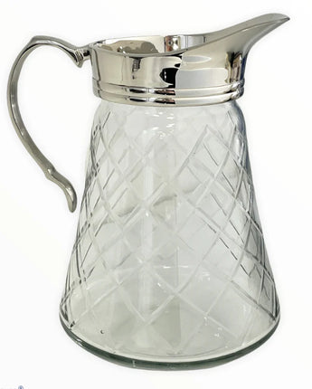 Diamond Cut Glass Jug