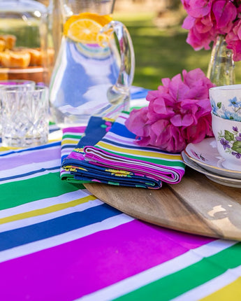 Bec Fing Designs Table Runner Pink Rugby Stripe