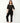 Cropped Pleated Pant Black