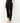 Cropped Pleated Pant Black