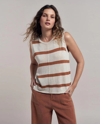 Ivy Knit Tank Rust