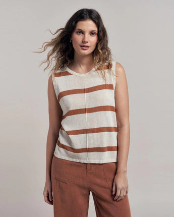 Ivy Knit Tank Rust