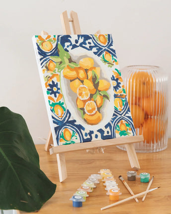 Paint By Numbers - Amalfi Lemons - Mini Framed
