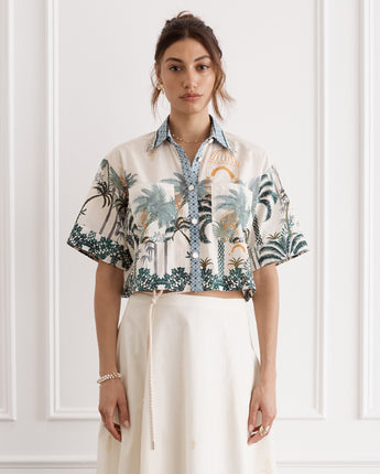 Remi Cropped Shirt