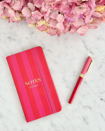 Paige Journal Pink Stripe