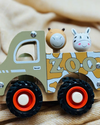 Wooden Zoo Truck