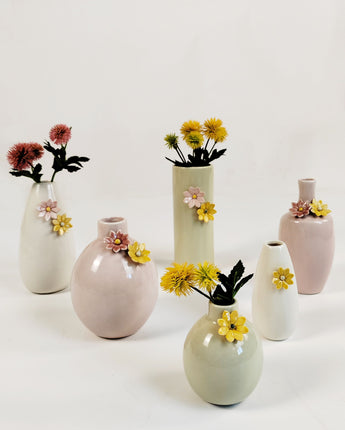 Daphne Flower Vase Green 19cm