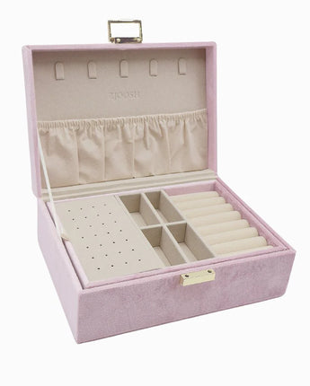 Jewellery Case Pink Velvet